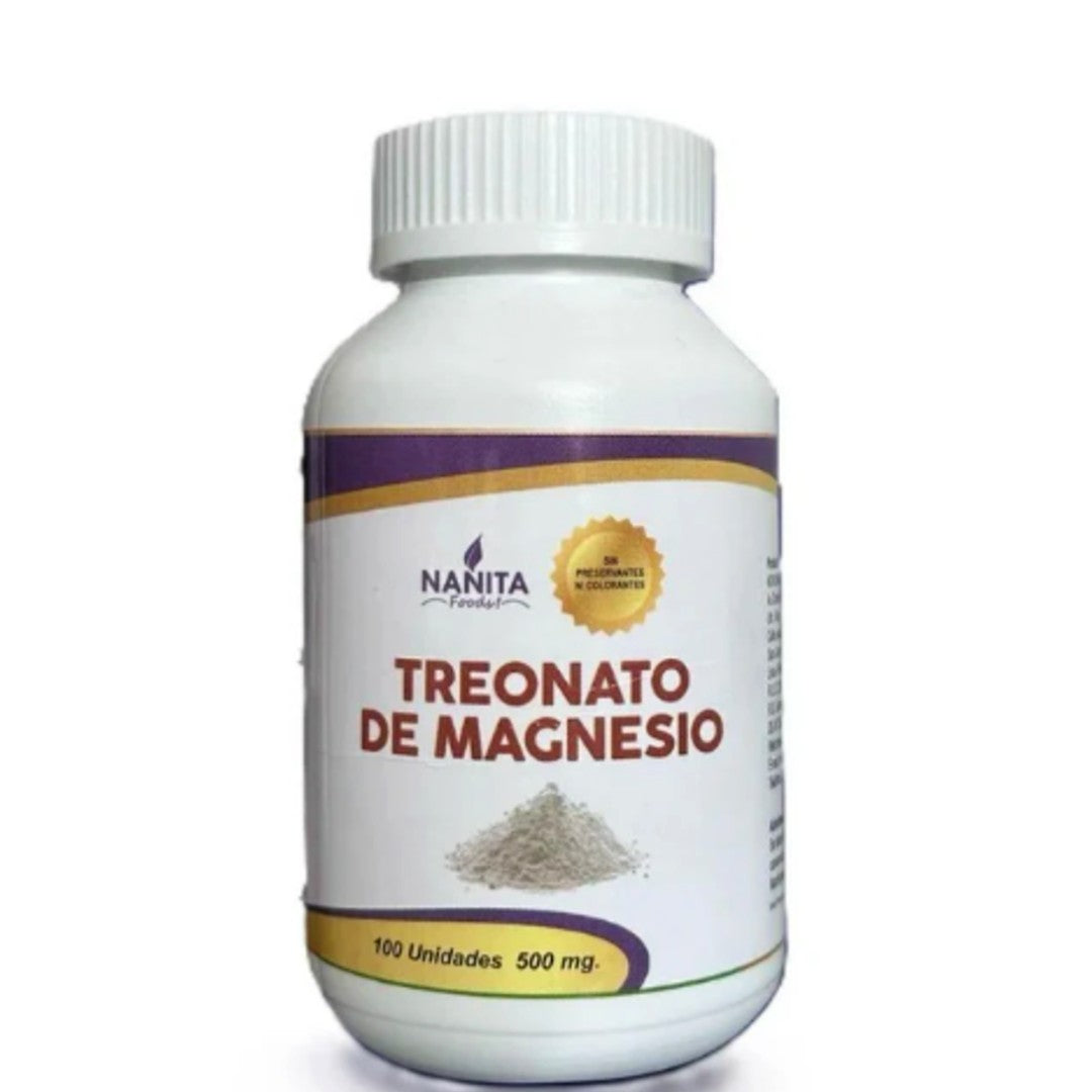 TREONATO DE MAGNESIO 100 CAPS NANITA FOODS