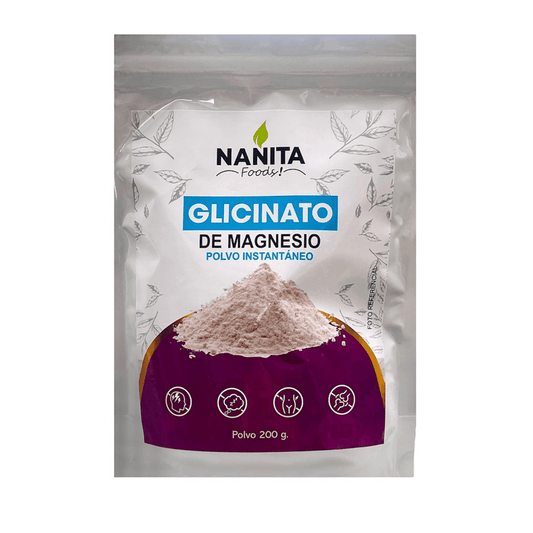 GLICINATO DE MAGNESIO EN POLVO 200G NANITA FOODS